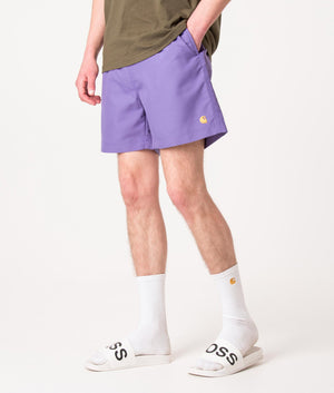 Regular-Fit-Chase-Swim-Trunks-Arrenga/Gold-Carhartt-WIP-EQVVS 