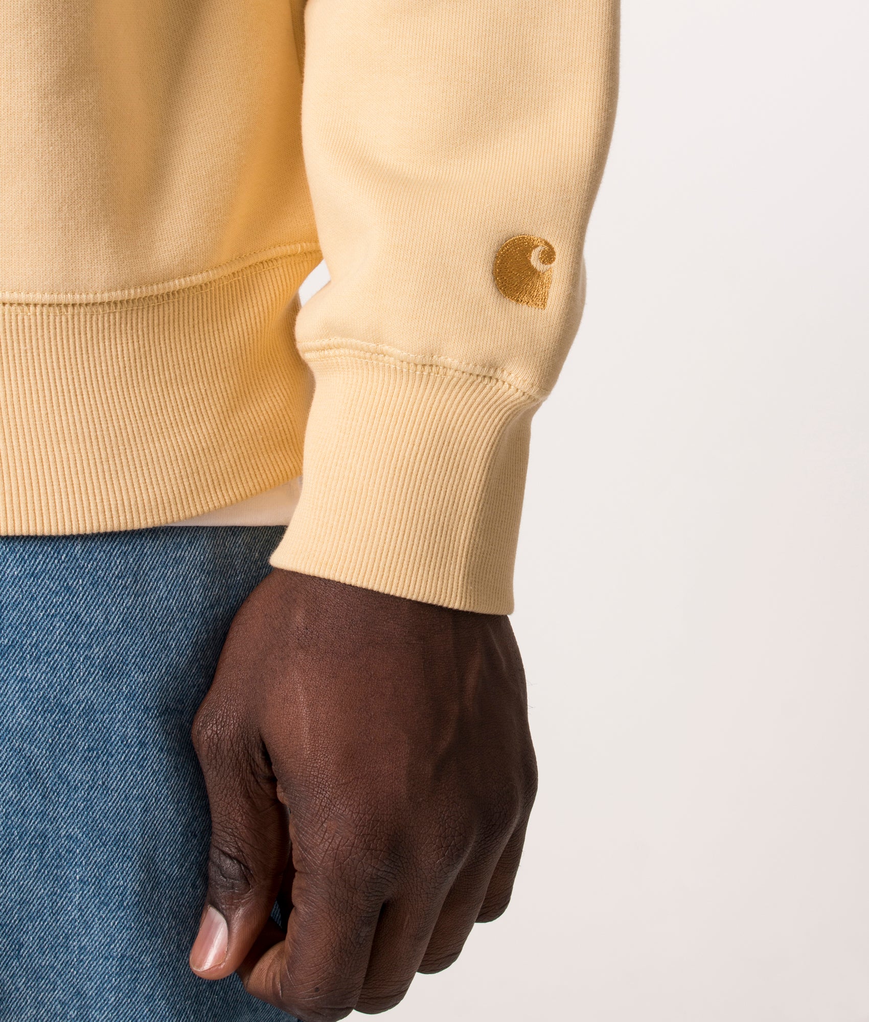 Chase-Sweatshirt-Citron/Gold-Carhartt-WIP-EQVVS