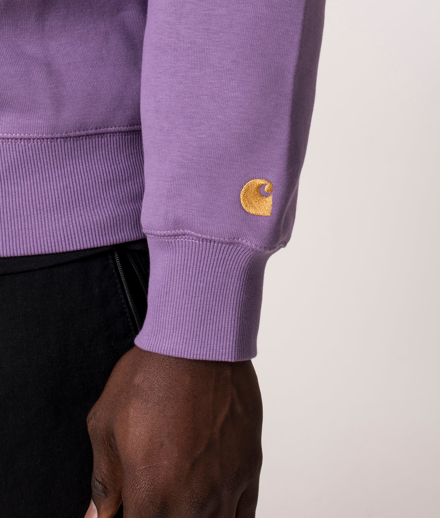 Chase-Sweatshirt-Violanda/Gold-Carhartt-WIP-EQVVS