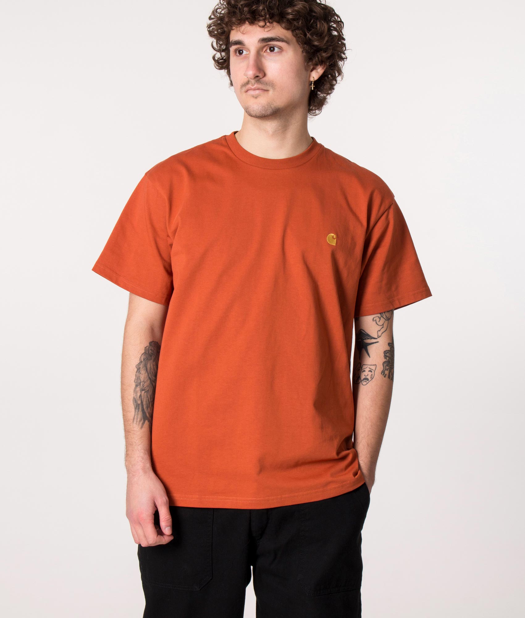Relaxed-Fit-Chase-T-Shirt-Phoenix/Gold-Carhartt-WIP-EQVVS