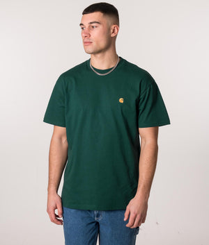 Relaxed-Fit-Chase-T-Shirt-Botanic/Gold-Carhartt-WIP-EQVVS