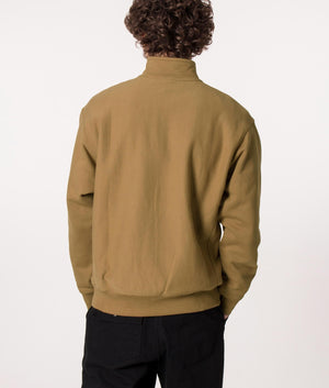 Relaxed-Fit-Quarter-Zip-American-Script-Sweatshirt-Buffalo-Carhartt-WIP-EQVVS