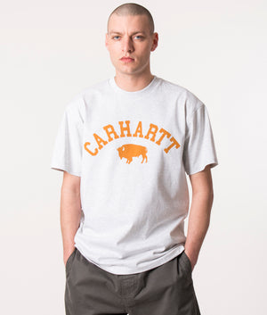 Relaxed-Fit-Locker-T-Shirt-Ash-Heather/Brown-Carhartt-WIP-EQVVS