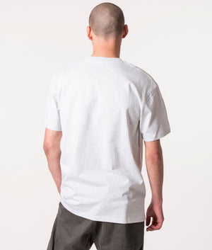 Relaxed-Fit-Locker-T-Shirt-Ash-Heather/Brown-Carhartt-WIP-EQVVS
