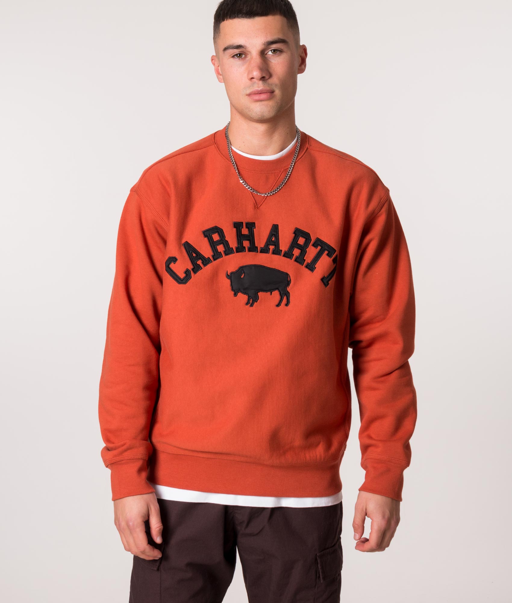 Relaxed-Fit-Locker-Sweatshirt-Phoenix/Black-Carhartt-WIP-EQVVS