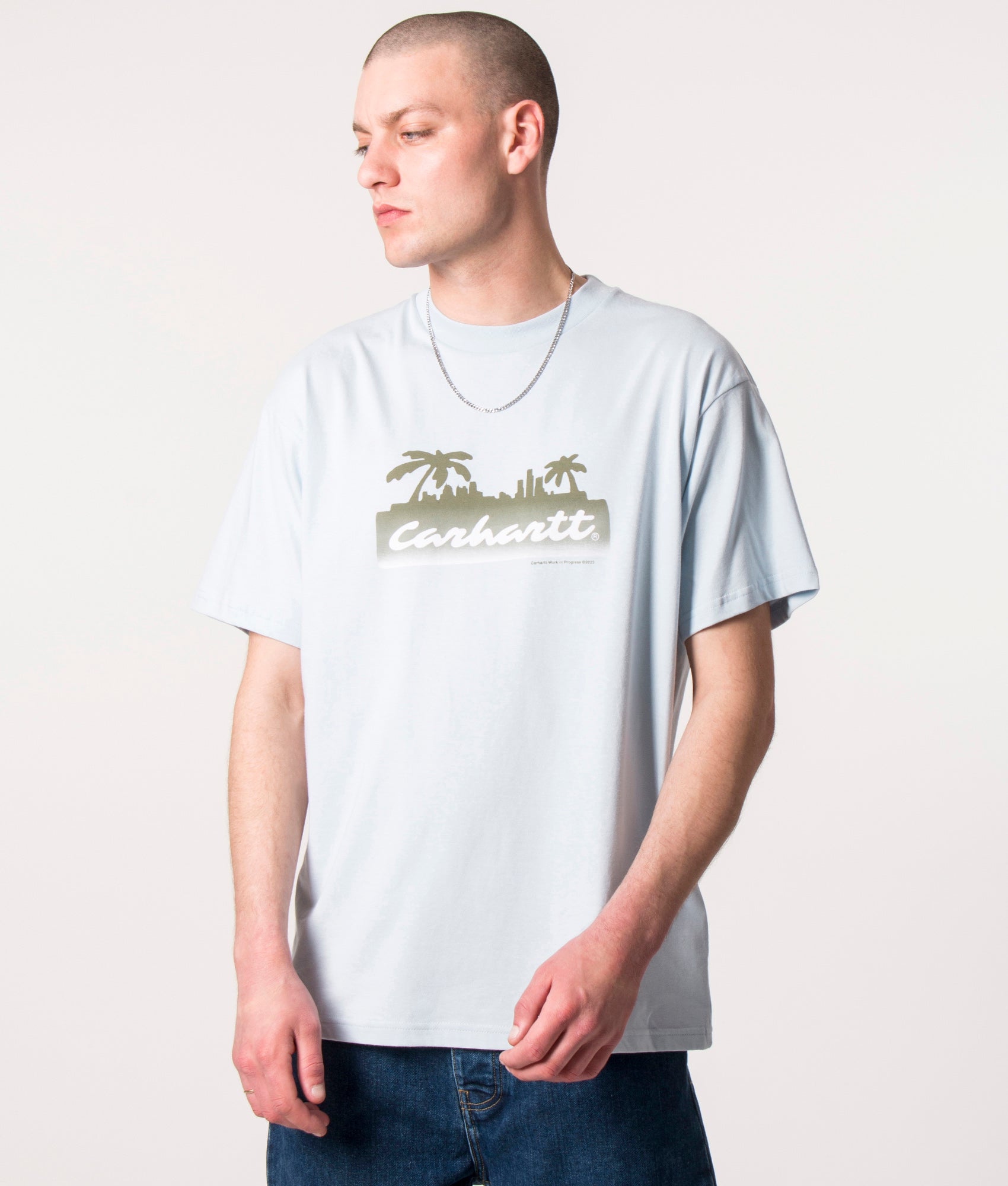 Relaxed Fit Palm Script T-Shirt Icarus | Carhartt WIP | EQVVS