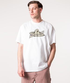 Relaxed-Fit-Snek-T-Shirt-White-Carhartt-WIP-EQVVS