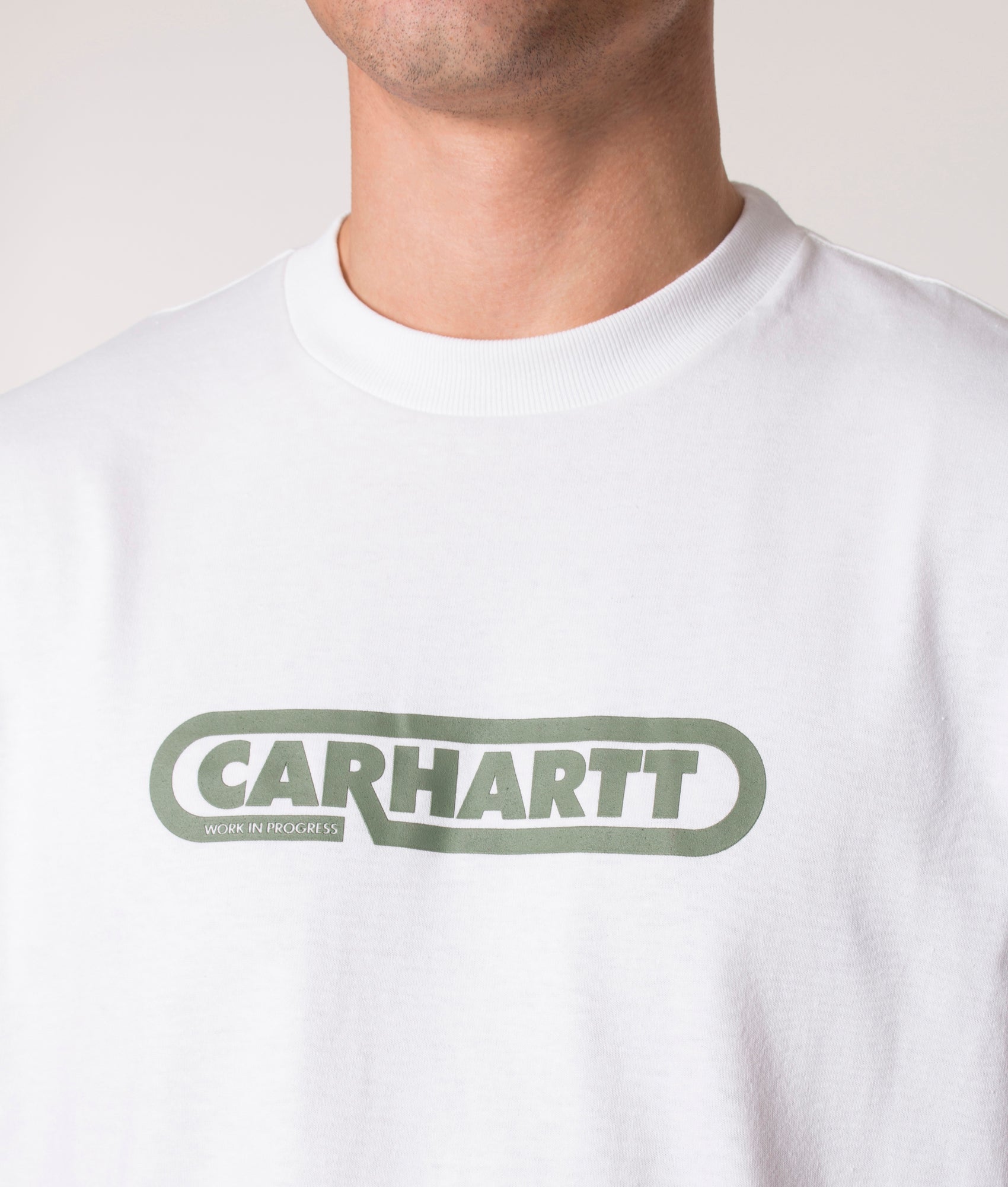 Fuse Script T-Shirt White/Dollar Green | Carhartt WIP | EQVVS