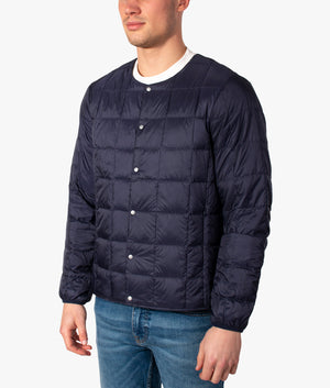 Crew-Neck-Button-Down-Inner-Down-Jacket-Navy-TAION-EQVVS