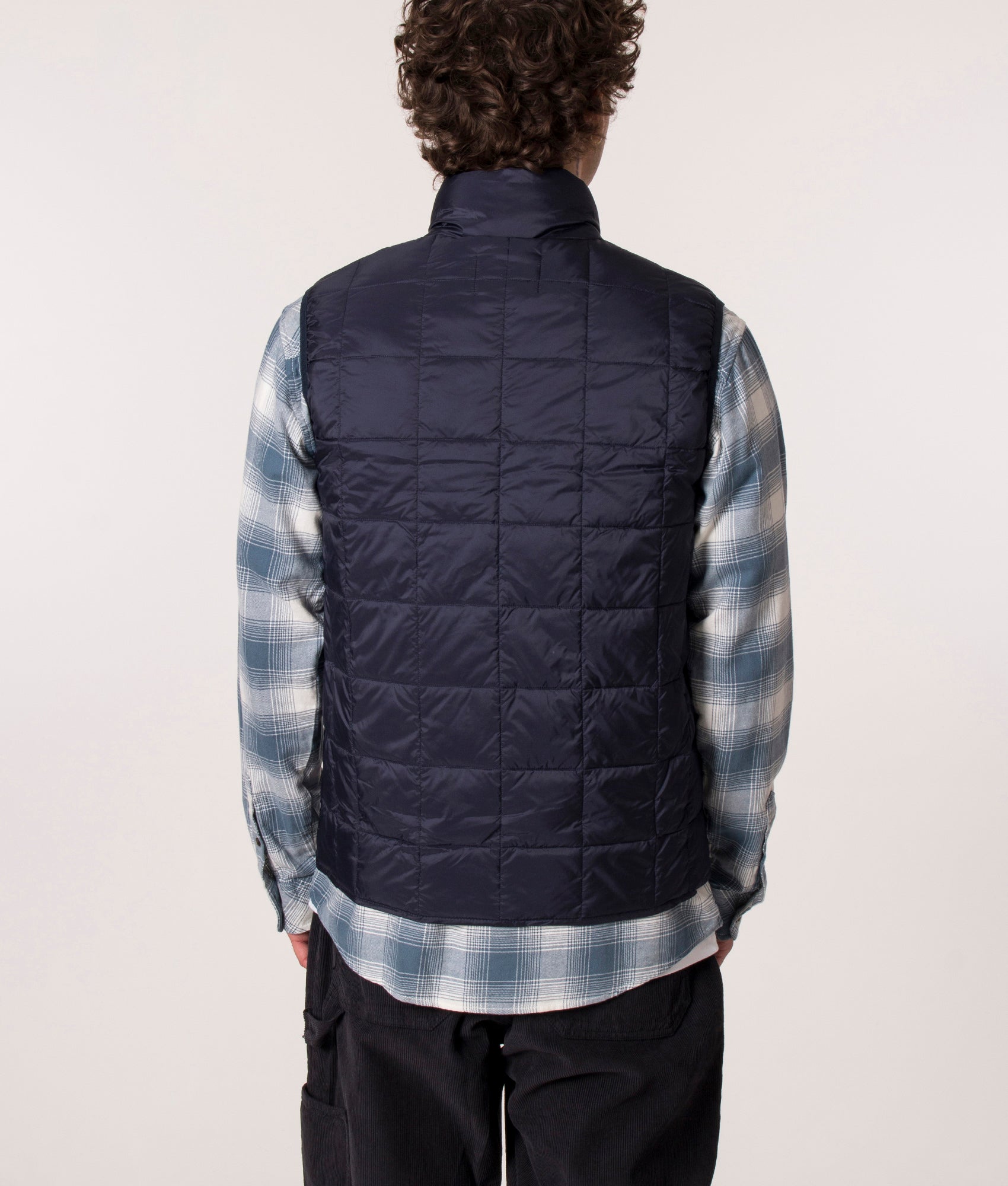 Zip-Through-Hi-Neck-Gilet-Navy-TAION-EQVVS