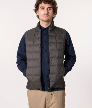 Zip-Through-Hi-Neck-Gilet-Charcoal-TAION-EQVVS