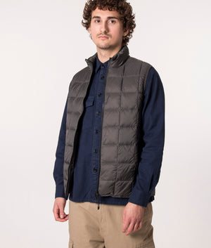 Zip-Through-Hi-Neck-Gilet-Charcoal-TAION-EQVVS