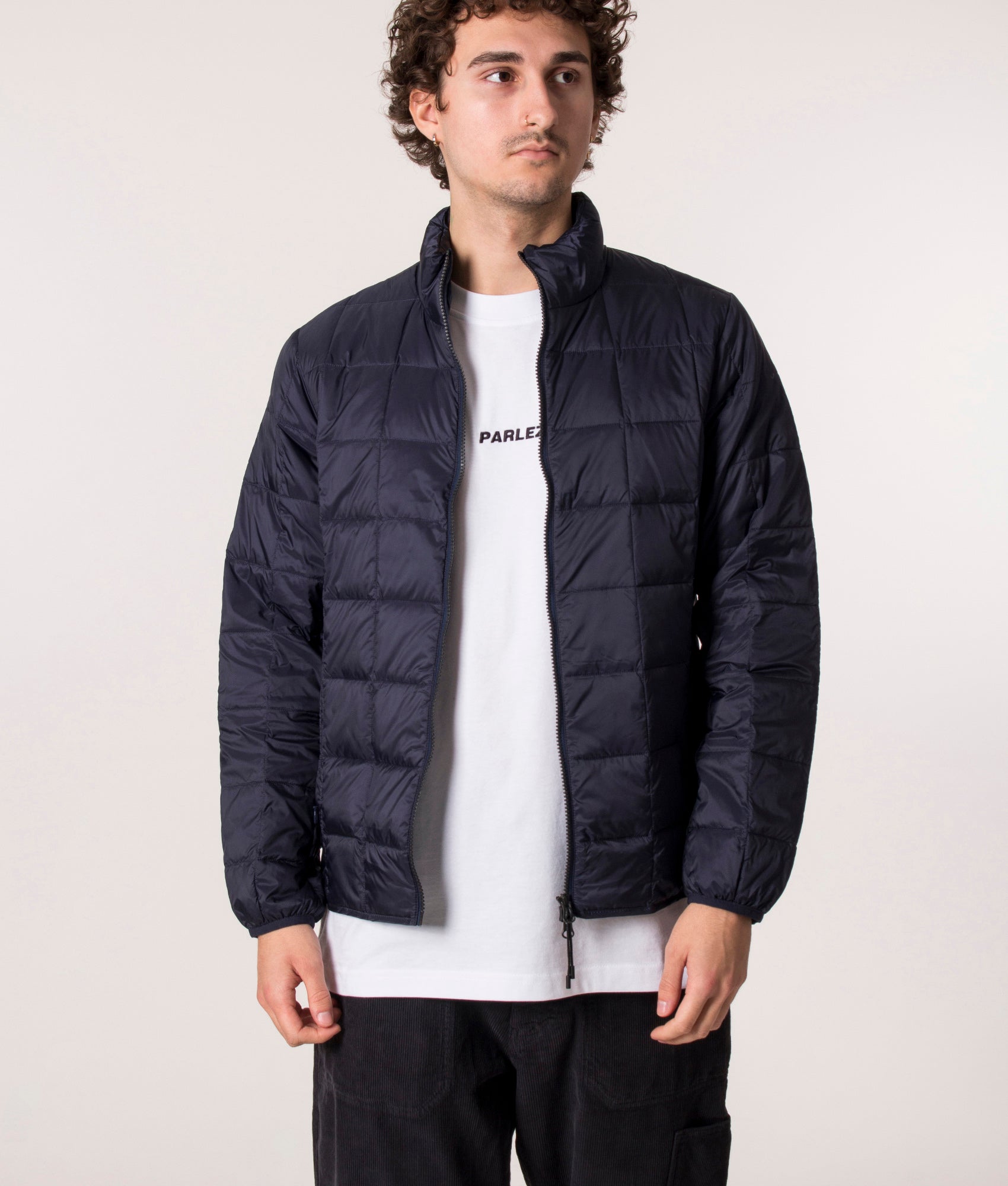 Zip-Through-Hi-Neck-Down-Jacket-Navy-TAION-EQVVS