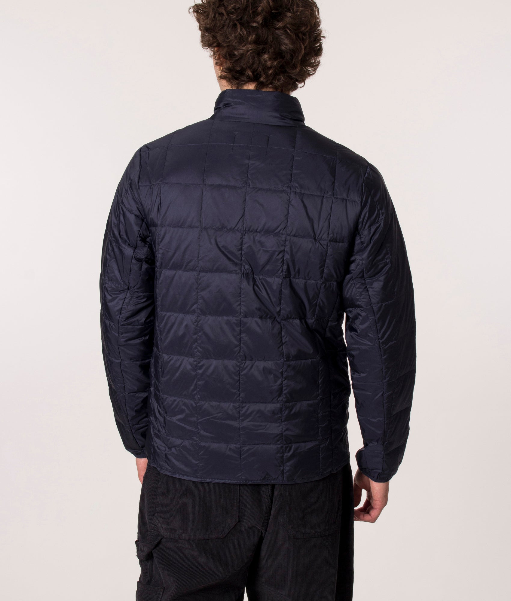Zip-Through-Hi-Neck-Down-Jacket-Navy-TAION-EQVVS