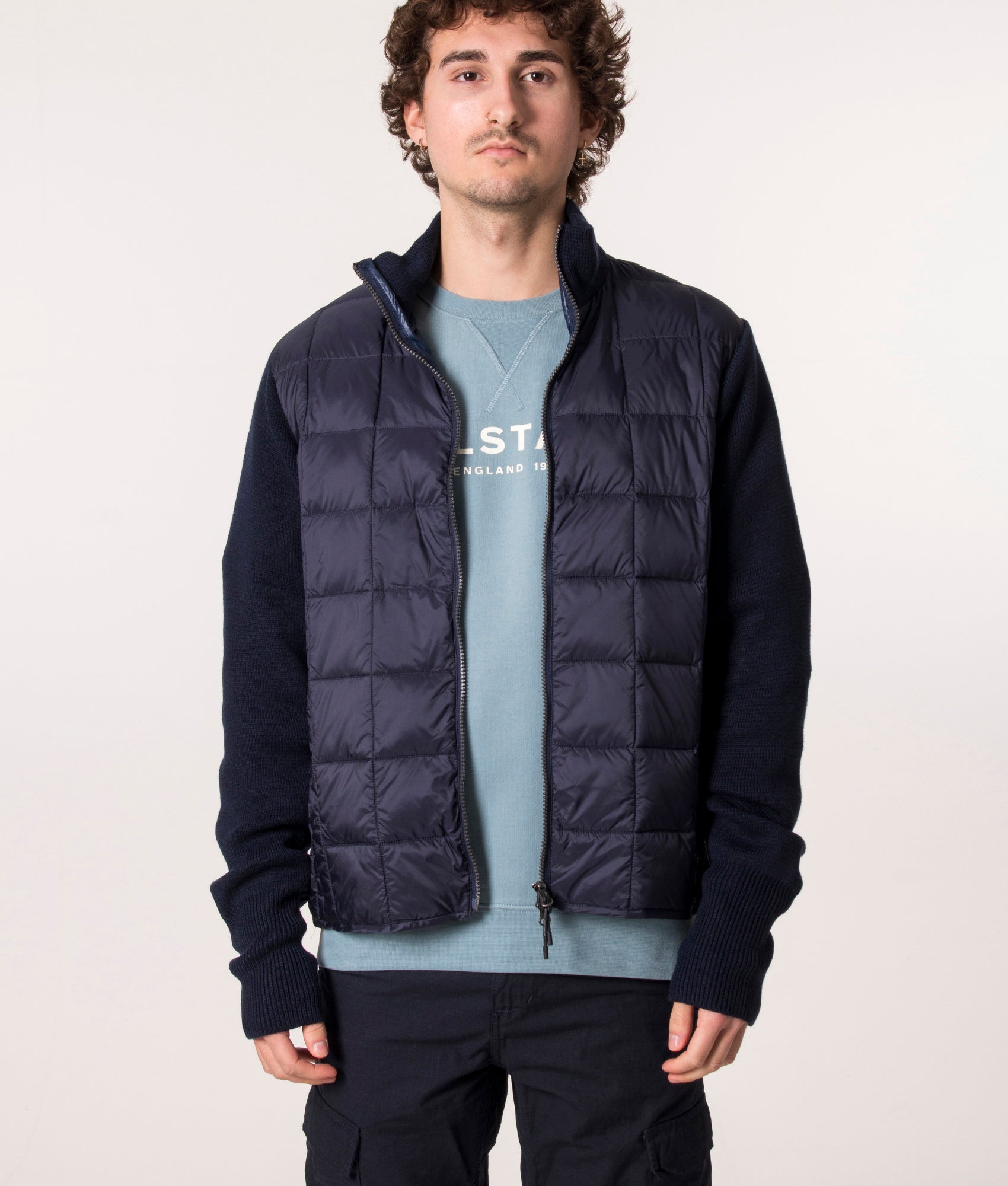 High-Neck-Down-Hybrid-Jacket-Navy-TAION-EQVVS