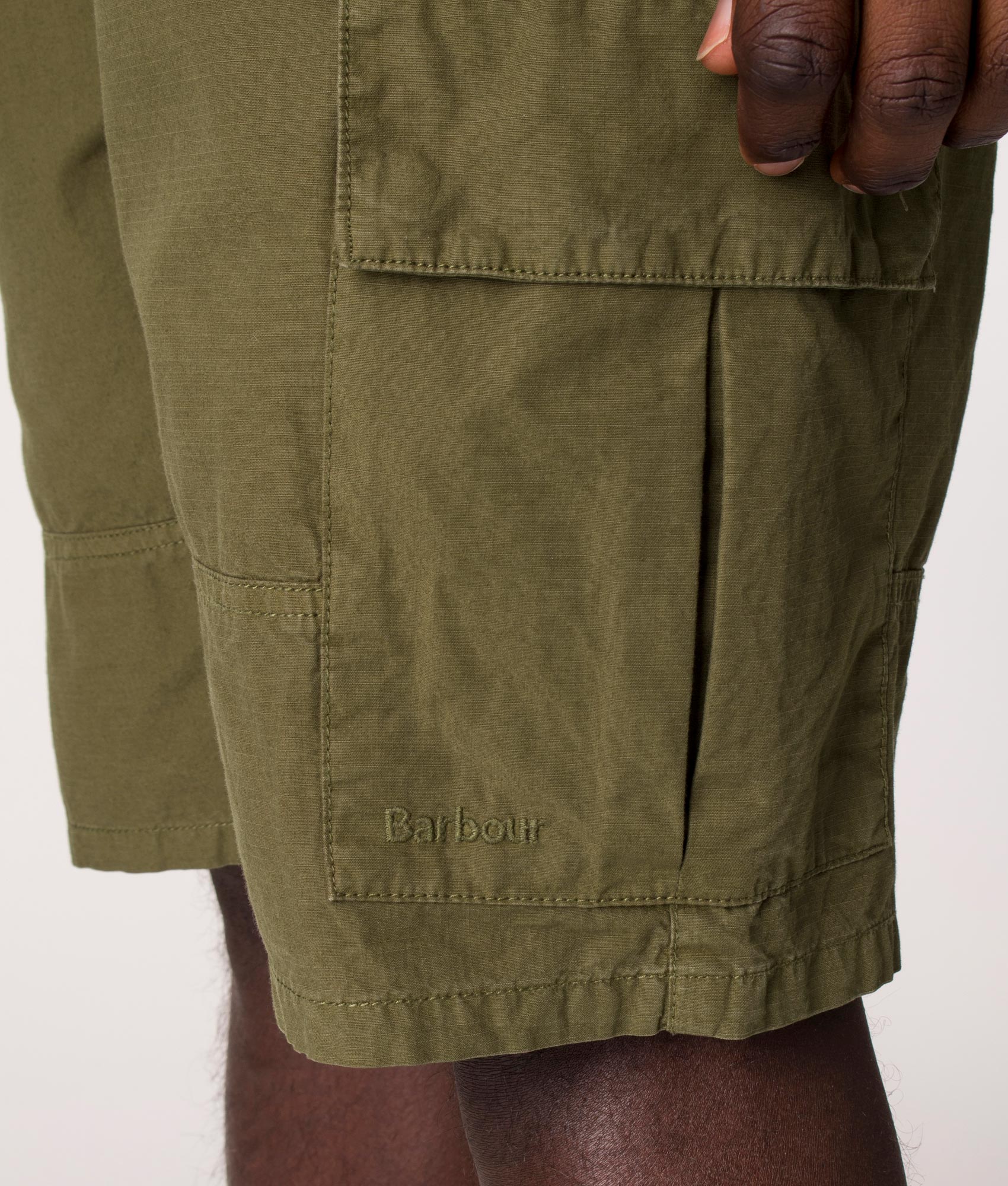 Regular-Fit-Essential-Ripstop-Cargo-Shorts-Ivy-Green-Barbour-Lifestyle-EQVVS