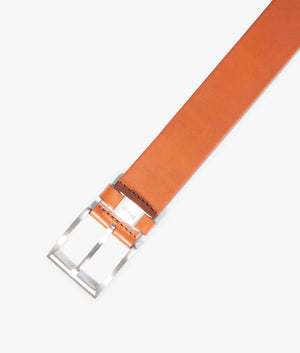 Leather-Branded-Hardware-Keeper-Belt-Medium-Brown-BOSS-EQVVS
