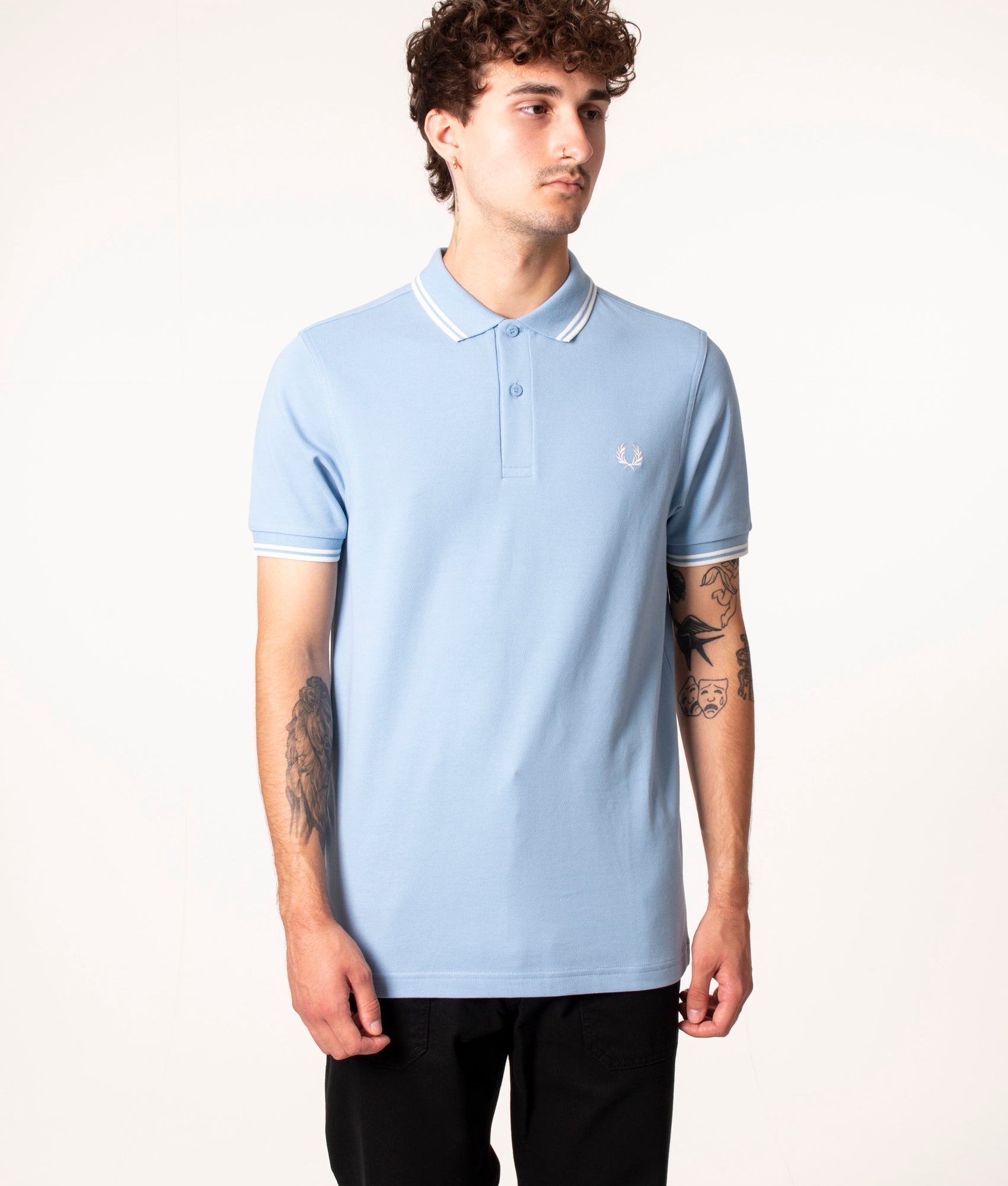 Twin-Tipped-Fred-Perry-Polo-Sky/Snow/Snow-Fred-Perry-EQVVS