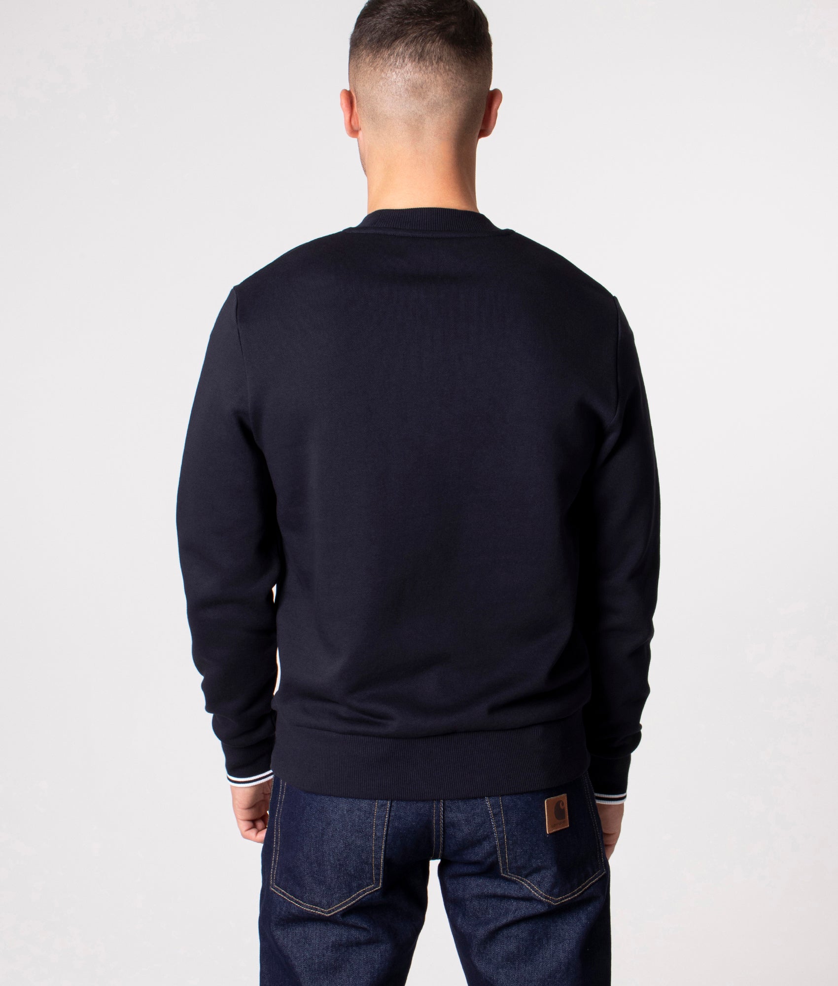 Crew-Neck-Sweatshirt-Navy-Fred-Perry-EQVVS