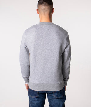 Crew-Neck-Sweatshirt-Steel-Marl-Fred-Perry-EQVVS