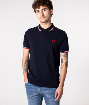 Twin-Tipped-Fred-Perry-Polo-Navy/White/Red-Fred-Perry-EQVVS