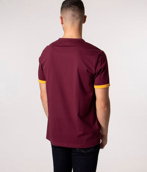 Ringer-T-Shirt-Aubergine-Fred-Perry-EQVVS