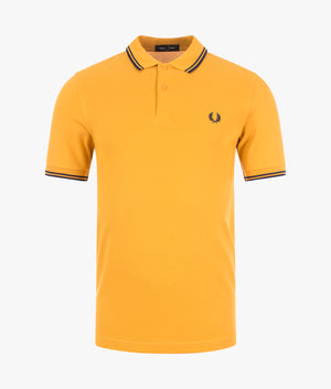 Twin-Tipped-Polo-Gold-French/Navy-Fred-Perry-EQVVS