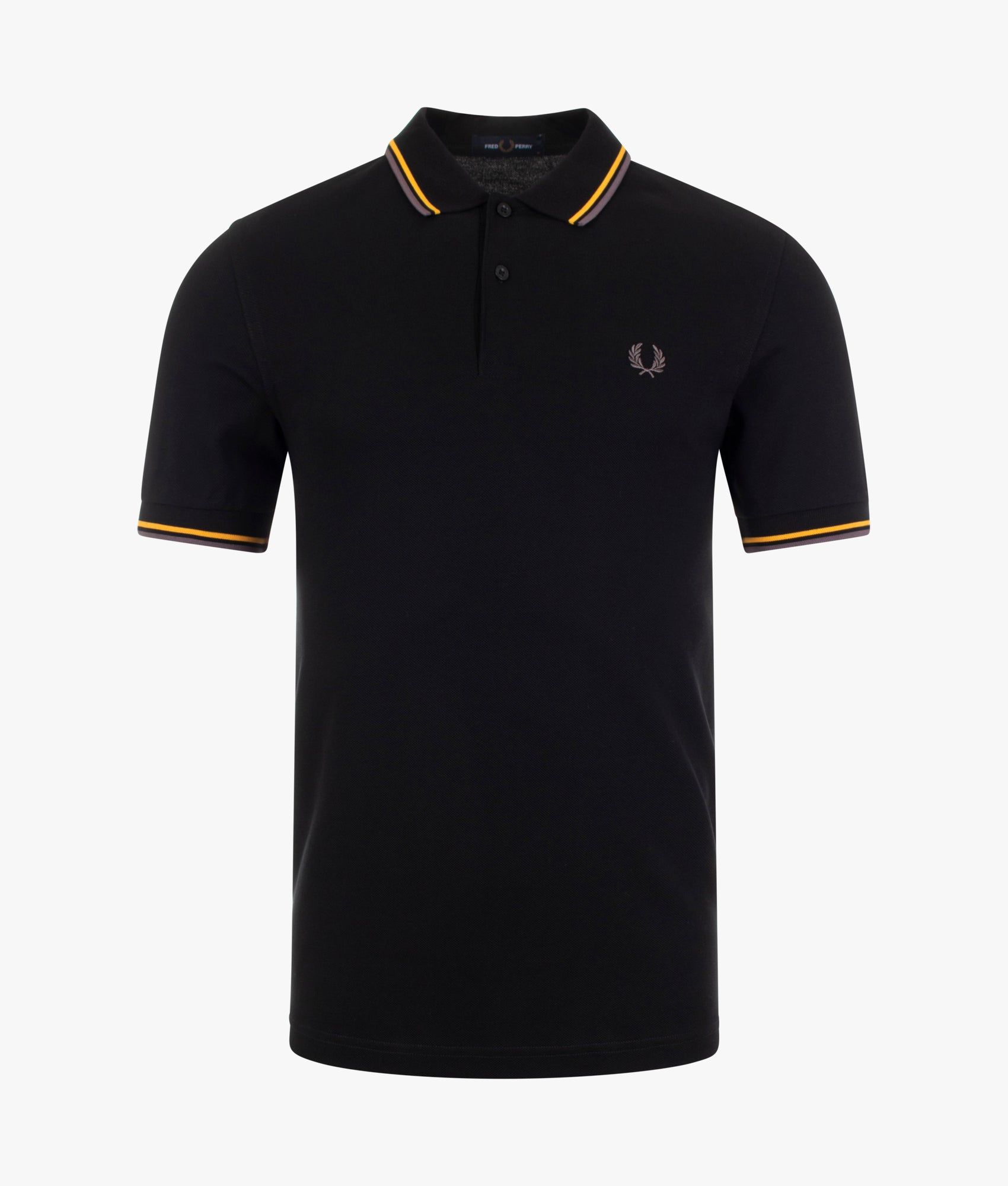 Twin-Tipped-Polo-Black-Gold/Gunmetal-Fred-Perry-EQVVS