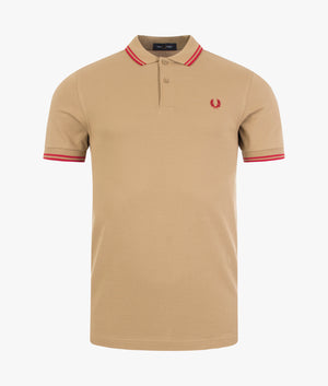 Twin-Tipped-Polo-Warm-Stone/Blood-Fred-Perry-EQVVS