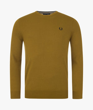 Classic-Crew-Neck-Jumper-Dark-Caramel-Fred-Perry-EQVVS