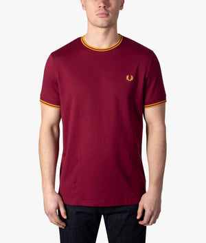 Twin-Tipped-T-Shirt-Tawny-Port-Fred-Perry-EQVVS