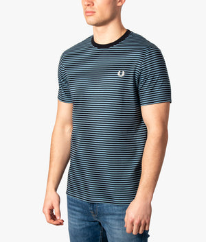 Two-Colour-Stripe-Short-Sleeve-T-Shirt-Ash-Blue-Fred-Perry-EQVVS