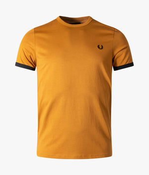 Ringer-T-Shirt-Dark-Caramel-Fred-Perry-EQVVS