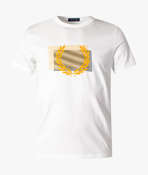 Glitched-Graphic-T-Shirt-Snow-White-Fred-Perry-EQVVS