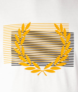 Glitched-Graphic-T-Shirt-Snow-White-Fred-Perry-EQVVS