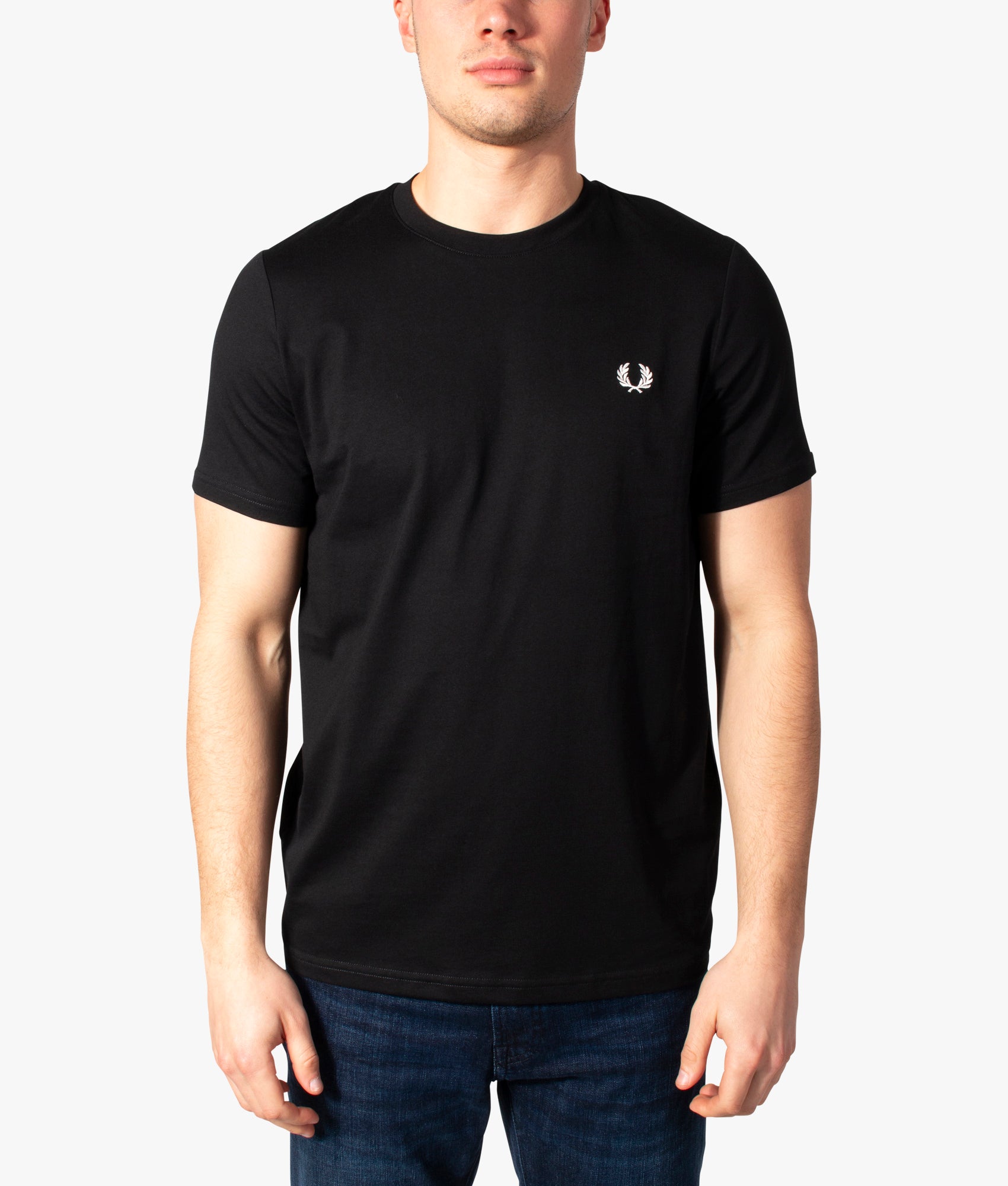 Graphic Print T-Shirt Black | Fred Perry | EQVVS