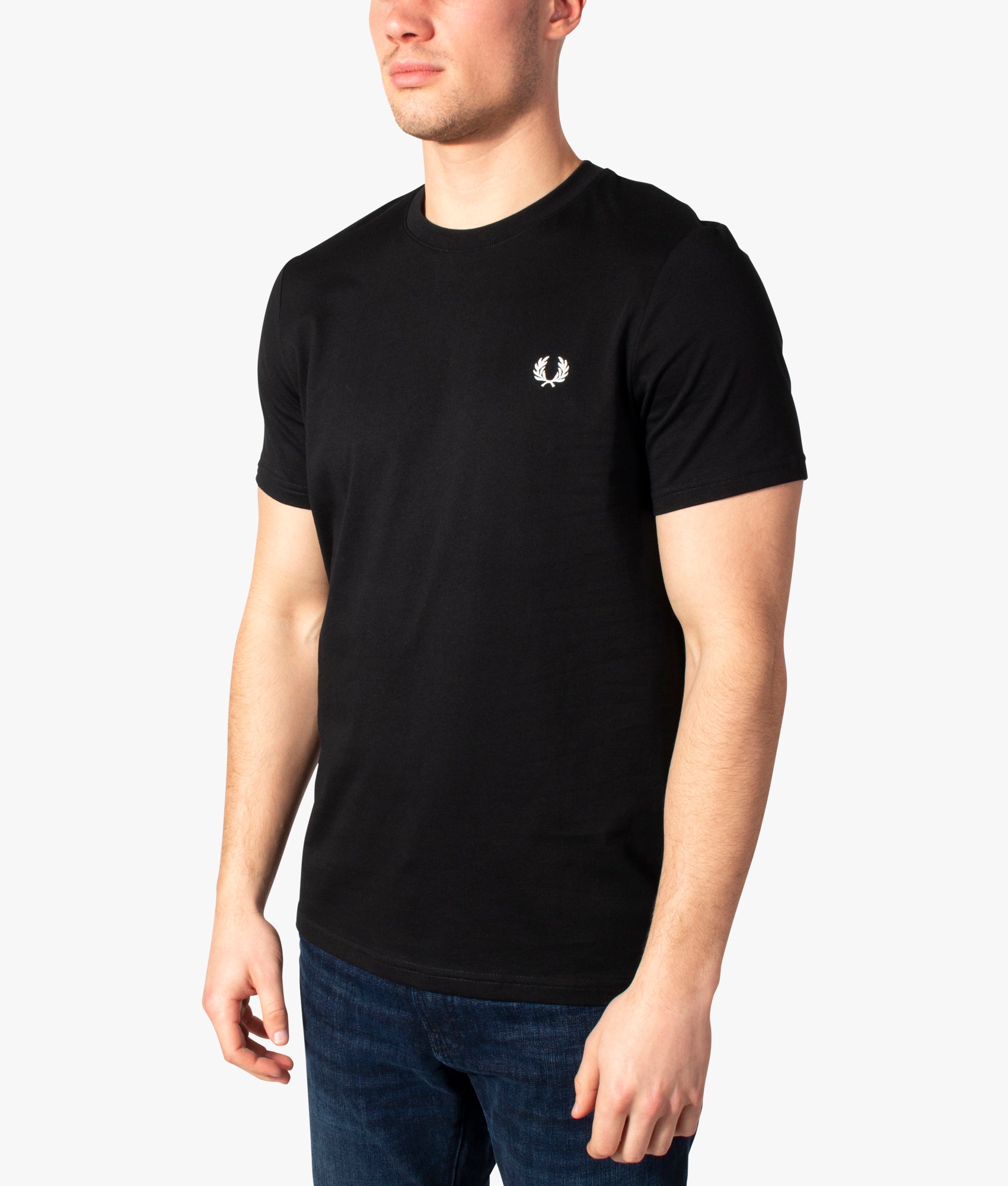 Graphic Print T-Shirt Black | Fred Perry | EQVVS 