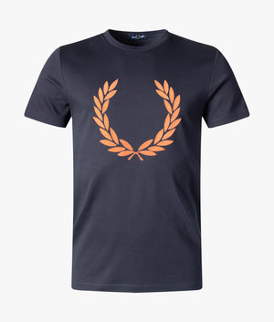 Flock-Laurel-Wreath-T-Shirt-Fred-Perry-EQVVS