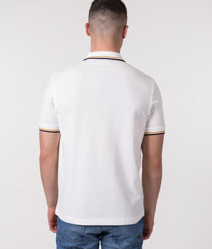 Twin-Tipped-Polo-Shirt-Snow-White/Gold/Navy-Fred-Perry-EQVVS