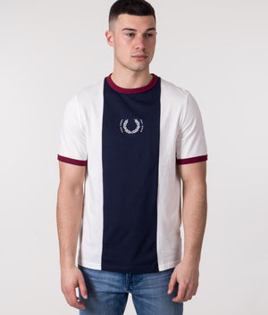Central-Stripe-T-Shirt-Snow-White-Fred-Perry-EQVVS