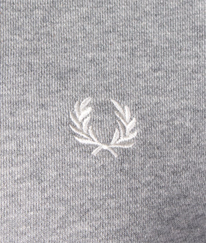 Quarter-Zip-Sweatshirt-Steel-Marl-Fred-Perry-EQVVS