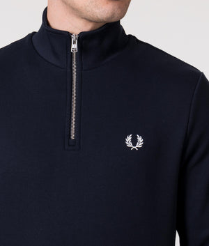 Quarter-Zip-Sweatshirt-Navy-Fred-Perry-EQVVS  