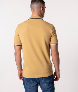 mustard fred perry polo shirt