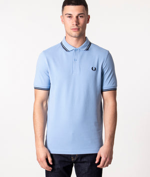 Twin-Tipped-Fred-Perry-Polo-Shirt-Sky/Black/Black-Fred-Perry-EQVVS