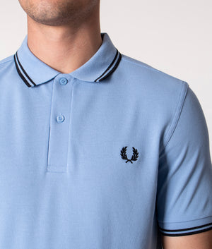 Twin-Tipped-Fred-Perry-Polo-Shirt-Sky/Black/Black-Fred-Perry-EQVVS