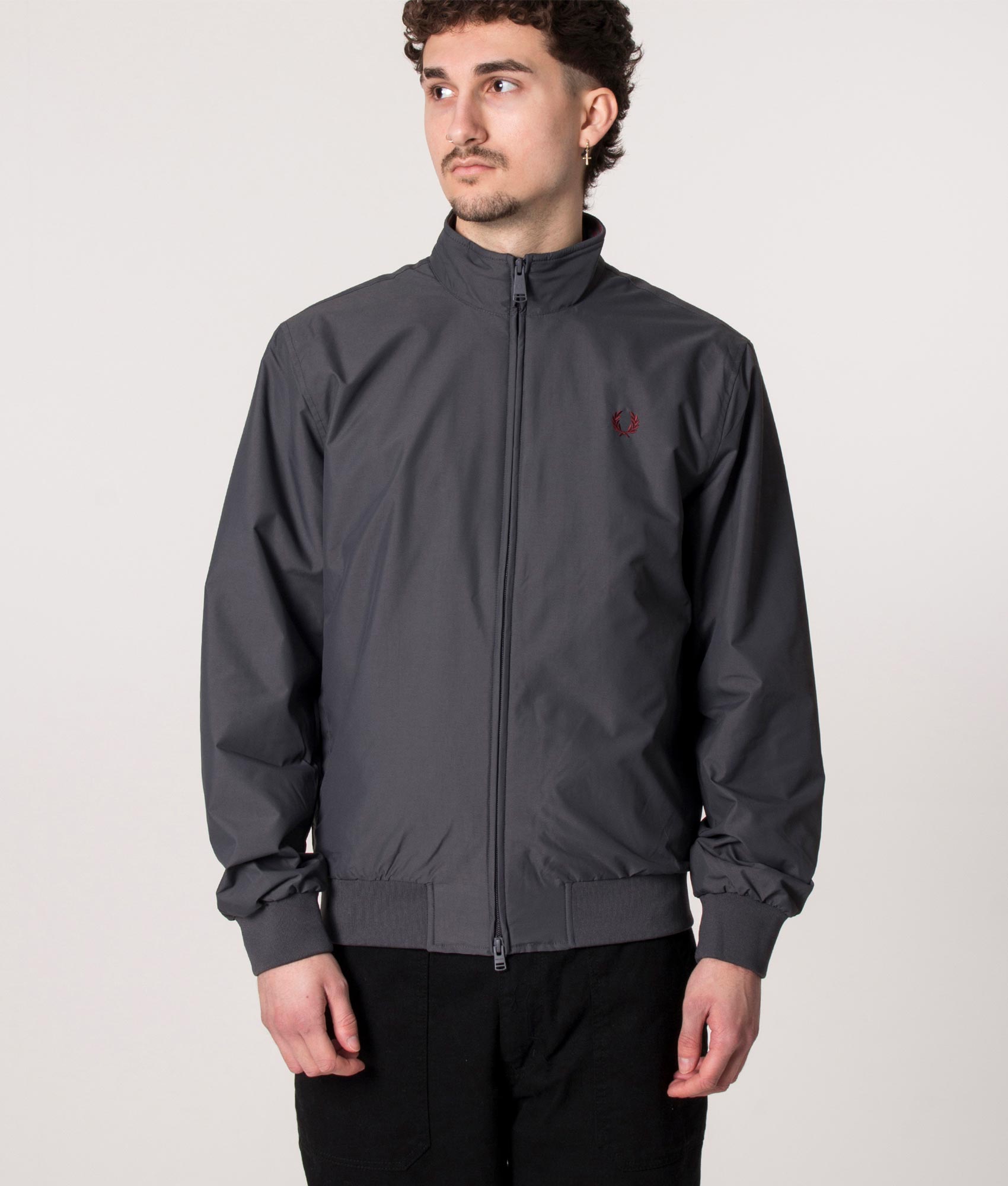 Brentham-Jacket-Gunmetal-Fred-Perry-EQVVS