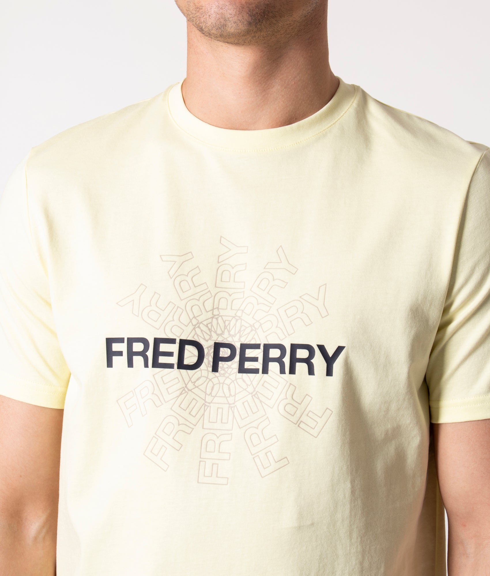 Graphic-T-Shirt-Yellow-Fred-Perry-EQVVS