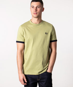 Ringer-T-Shirt-Sage-Green-Fred-Perry-EQVVS