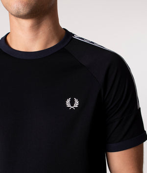 Panelled-Taped-T-Shirt-Black-Fred-Perry-EQVVS