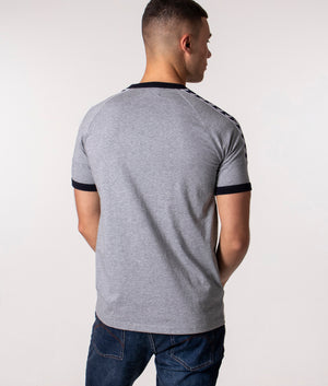 Panelled-Taped-T-Shirt-Steel-Marl-Fred-Perry-EQVVS